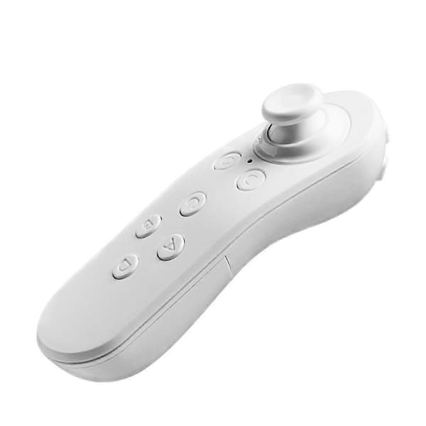 Bluetooth Trådløs VR Fjernkontroll Spillkontroller Joystick Gamepad Somatosensorisk Fjernkontroll Hvit