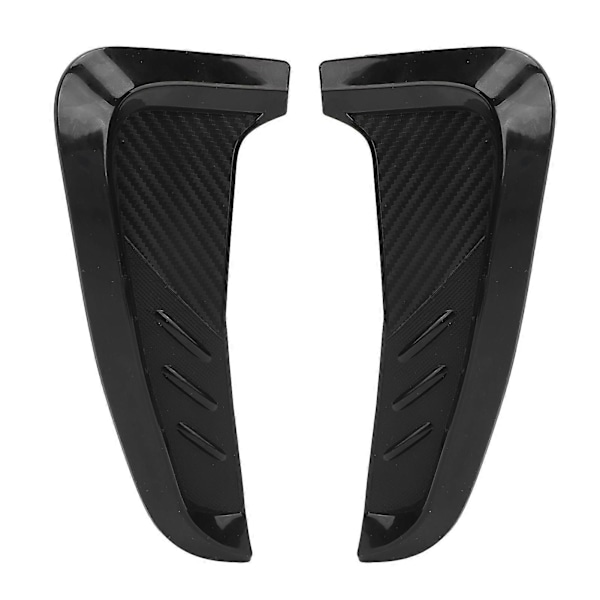 2 STK Side Mudguard Vent Trim Sort 20cm Venstre Højre Side Vents Dekorative Klistermærker Universal til Accord Civic