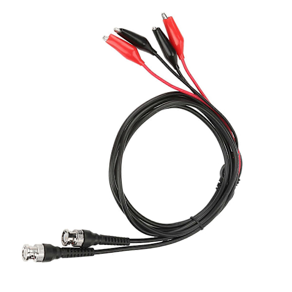 2 stk. P1011 BNC Q9 til dobbel krokodilleklemme oscilloskop testprobe ledningskabel