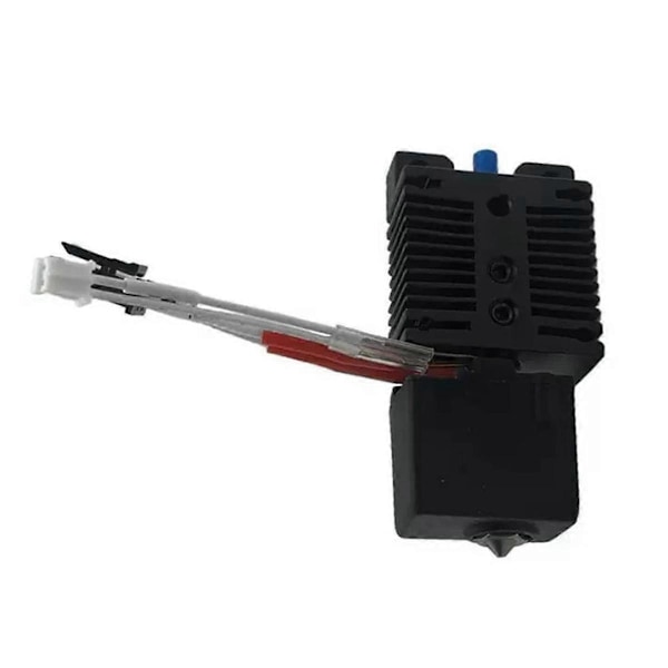 För 2 Hotend med Värmeavledningsblock 24V 60W Extruder Mässingsmunstycke för 2 Neo/Max/Plus/Pro
