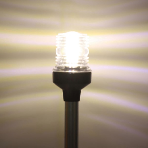 24in LED Båtankerlys 360 Grader Rundt Omkring 2NM Synlighet 316 Rustfritt Stål Navigasjonsankerlys for Yacht
