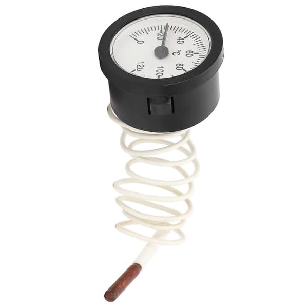 Bimetalltermometer med rör, liten storlek, noggrann rund typ, bärbar temperaturmätare