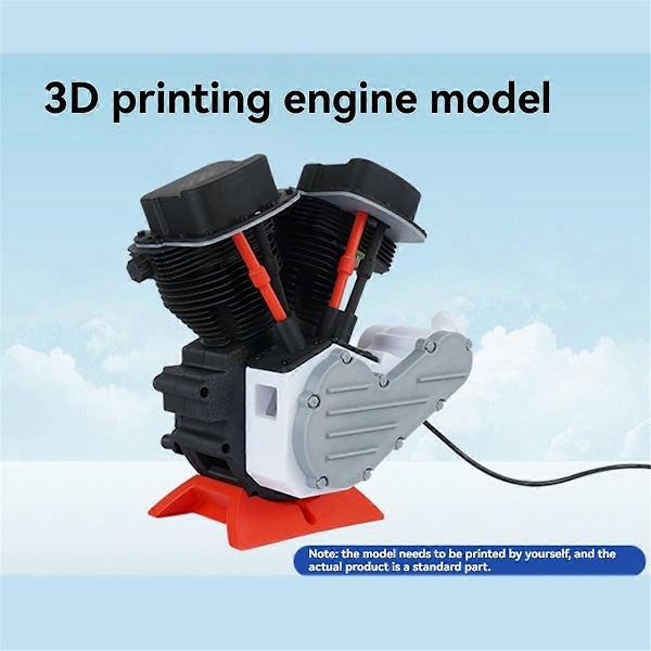 Motor Modellsett for 3D-printer - Enkel Montering, Forbedret Ytelse, Materialer av Høy Kvalitet