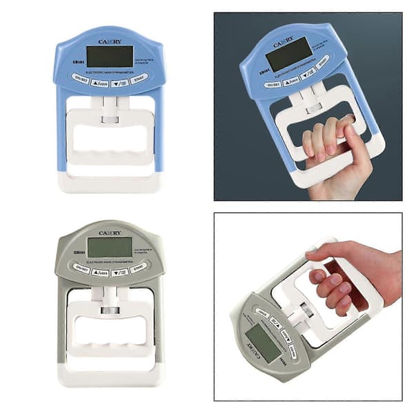 Elektronisk Grip Strength Tester Multifunksjonell Grip Strength Målemeter Blå s202412121084 Blue