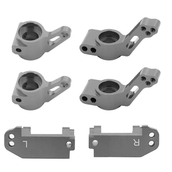 RC Bil Front C Sæde Front Styrekop Bagaksel Sæde Kit til 1/10 Slash 2WD RC Bil Opgraderingsdele Titanium