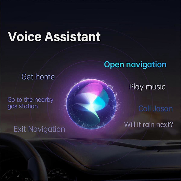 Trådløs Carplay Adapter Konverter Kablet CarPlay til Trådløs Carplay Adapter til IOS 10+ og til Android Auto, B