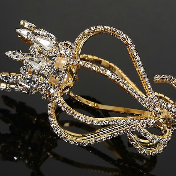 Scepter Hollow Crown Teardrop Form Kopparstav Bröllopsrekvisita Festdekoration