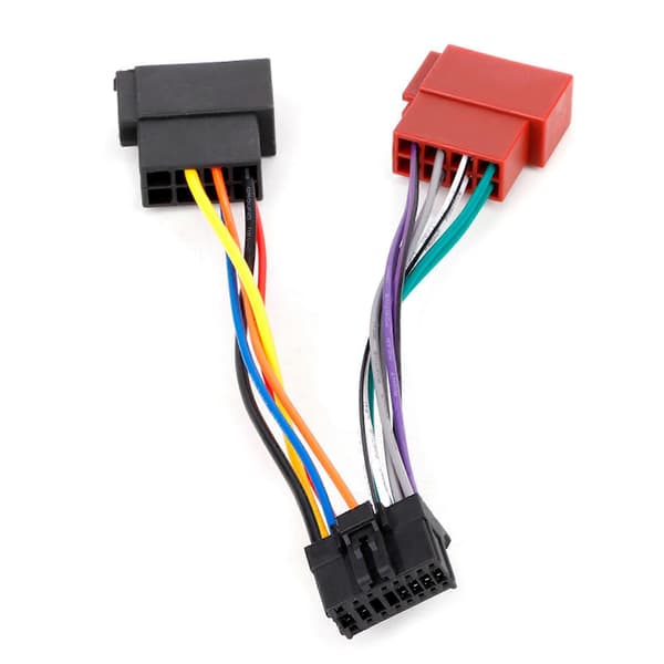 Bil Stereo Ledningsnet 16pin Port til Mini Iso 8pin Stik Ledningskabel Passer til Pioneer 2003?on