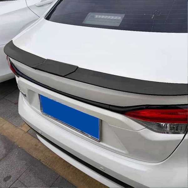 3 STK Bagspoiler Vinge Læbe 116 til 132cm Strømlinet Blank Sort Bagklap Vinge Spoiler Universal til Køretøj