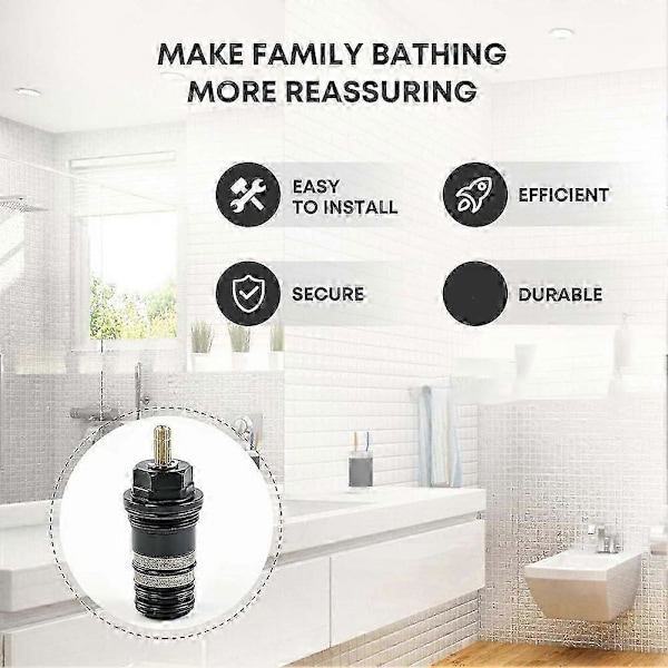 94282000 3/4-tommers termostatisk patronventil, til Hansgrohe