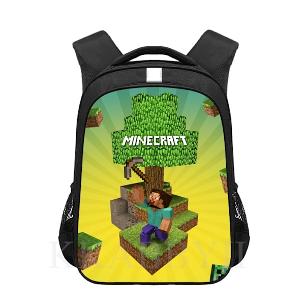 16 tum Mochila Barn Skolväska Barn Tecknad Anime Tryckt Skolväska Green