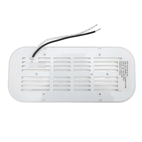 RV Taklampe LED 500LM 12V 6000K Hvit Bil Interiørbelysning for Bobiler Motorvogner Yachter Med Bryter