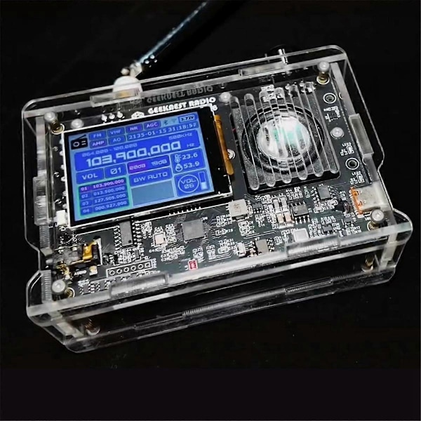 DIY Full Band Radio V5A Kit FM AM MW SW Aviation Band SSB LSB USB Fullbåndsradiomottaker med forsterker og antenne