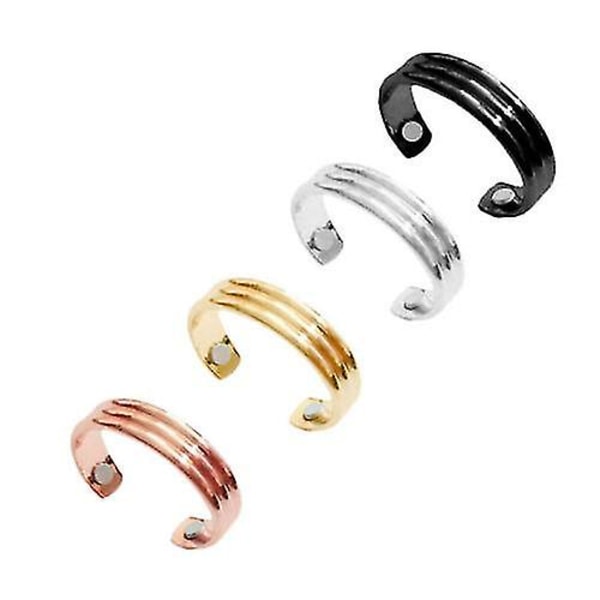 Apollolostory Magnetisk Ring för Lymfdränage Embossing Gold