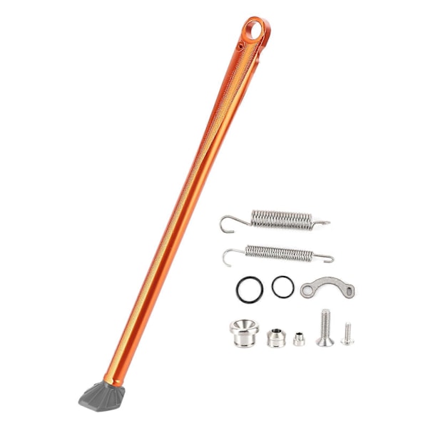 CNC Alumiiniseos Jalkatuki Sivutuki Jousella Lisävaruste Sopii Husaberg FE 501 FE 250 FE 390 (Oranssi Tanko Harmaa Jalka)