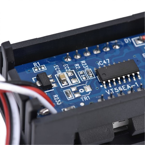 3-tråds DC Digital Display Voltmeter Display 0,56 tum LED Digital Extern Displaymodul DC 0-99,9V (Blå Röd)