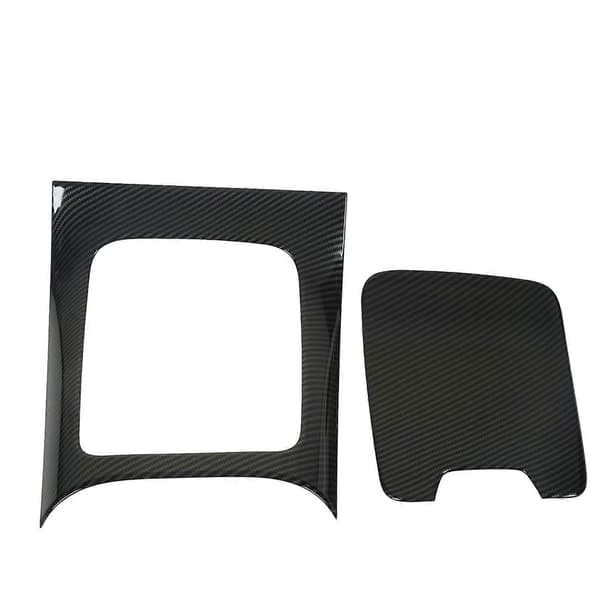 Växellåda Trim Panel Mittkonsol Skydd Kolfiberstil Ersättning för Mercedes?Benz C?class W206
