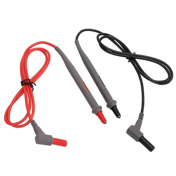 Multimeter Testledningssett Ultra Fine 2-lags Silikon Myk Kabel Ledning Elektriske Testprober
