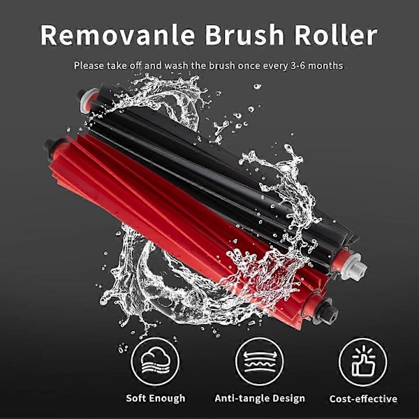Rullebørste for S8 MaxV Ultra, for S8 Max Ultra, for Qrevo Master robotstøvsuger deler