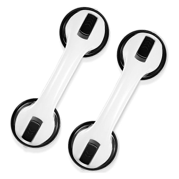 2-pack Duschhandtag 29 cm Sugpropp Duschstång, Säkerhetsstänger för Duschstol, Badrums Greppstång