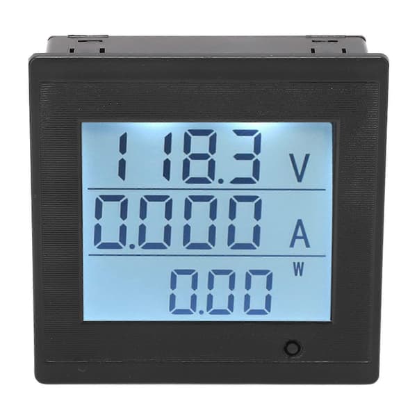 Digital Voltmeter LCD-skärm Strömmätare DC 6?200V Volt Monitor Alarmfunktion