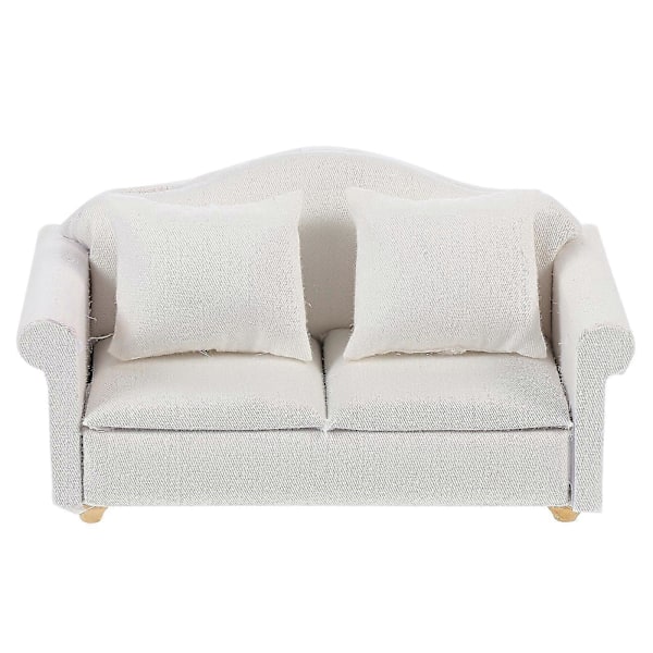 1 stk. Pen Enkel Sofa Kreativ Miniatyrsofa Praktisk Dukkehussofa