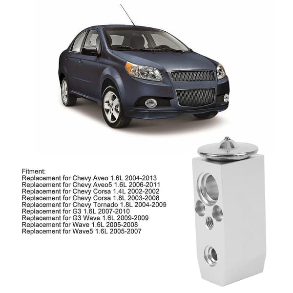 AC Ekspansjonsventil Riktig Kjøleflow Høy Effektivitet EX9709C Erstatning for Chevy Aveo Corsa Tornado