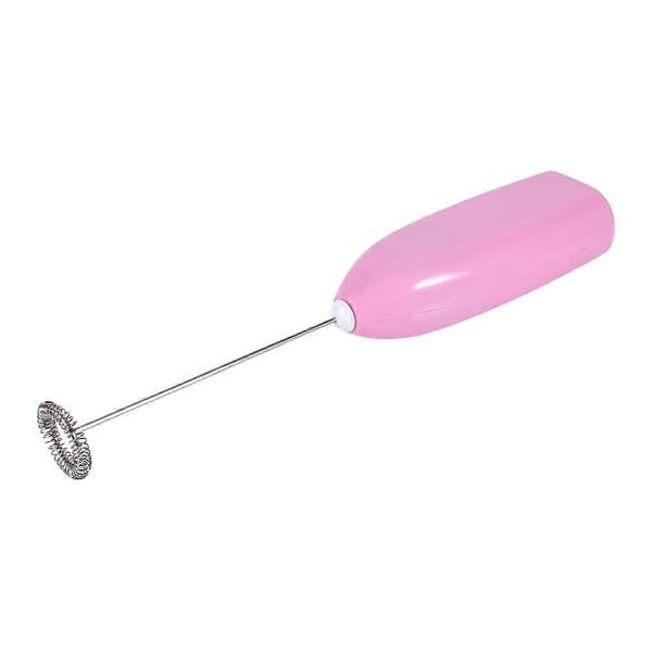 Elektrisk Mælkeskummer til Køkken, Kaffe, Drikke, Æggepisker, Piskeris, Rører, Pink