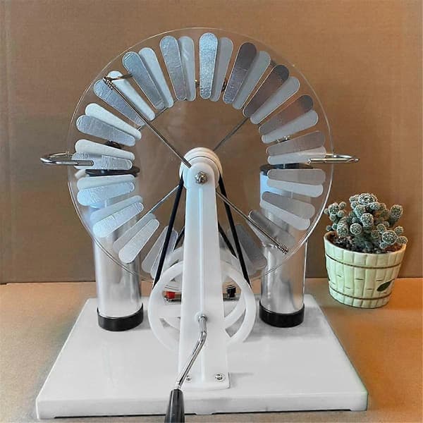 Elektrostatisk Generator Induktionsmotor Statisk Maskin Fysik Elektrostatisk Generator Elektrisk Utrustning
