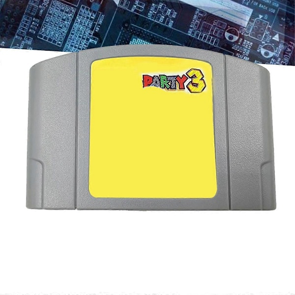 För N64-spel för 3 klassiska spelkort 64 Bit Videospel USA Engelsk Version