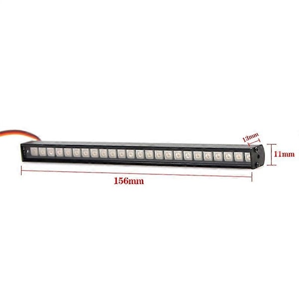 20 Moduser Flicker RC Bil Oppgraderingsdeler Farge LED Lys Bar Taklampe for 1/10 RC Crawler TRX4 Axial SCX10 D90