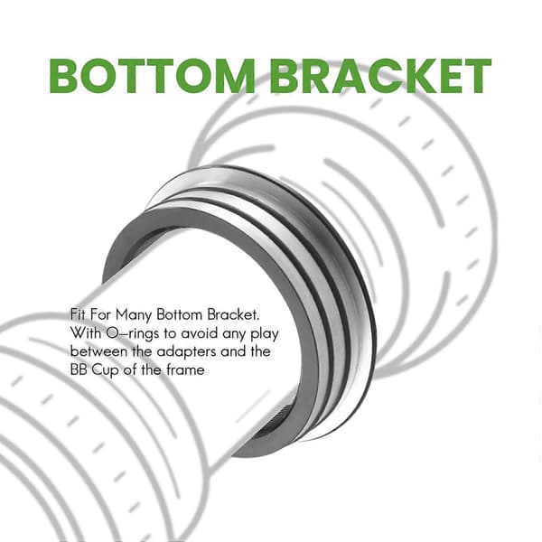 BB30 til Konverter Bunn Brakett Konverteringsadapter Ring 42mm