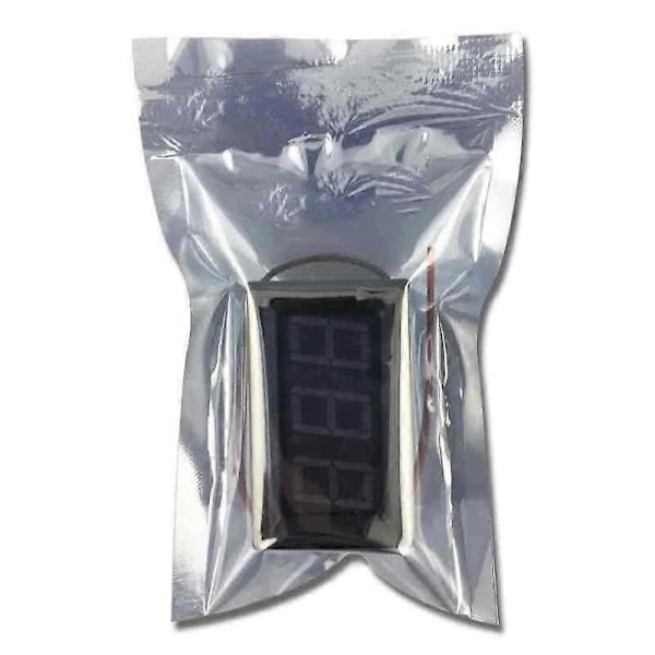 Digital Voltmeter 0.56in 3 Tråds Spänningsmätare Testare LED-Display 0?100V Tillbehör Blå