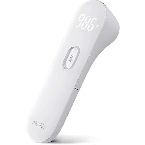 Ihealth Berøringsfrit Pandetermometer, Digitalt Infrarødt Termometer til Voksne og Børn, med 3 Ultra-følsomme Sensorer (pt3) (hs)