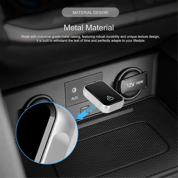 Trådløs CarPlay Adapter 2i1 Kablet til Trådløs CarPlay Android Auto Adapter, Trådløs Carplay Adapter med Usb