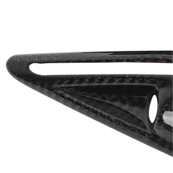 1 Par Side Mudguard Kamera Ventildeksel Trim Karbonfiber Lettvekts Erstatning For Tesla Model 3 Y 2020 til 2023 Glossy