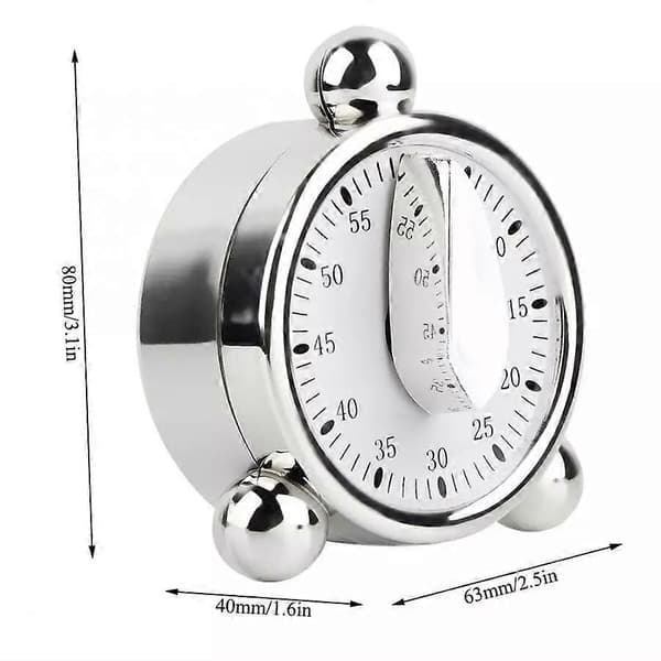 Kjøkkentimer Mekanisk Timer Matlagingstimer Nøyaktig Vekkerklokke
