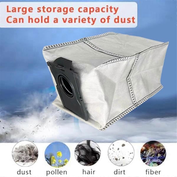 10 stk. støvpose deler for Bot S10s Pro/S10/X30Pro Ultra/X30 /X40 Pro/X40 Ultra støvsuger søppelposer
