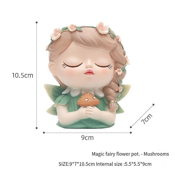Silikoneform Blomsterfe Bøn Blomsterpotte Resin Gips Krystal Dryppende Lim Værktøj DIY Håndlavede Håndværk Grøn