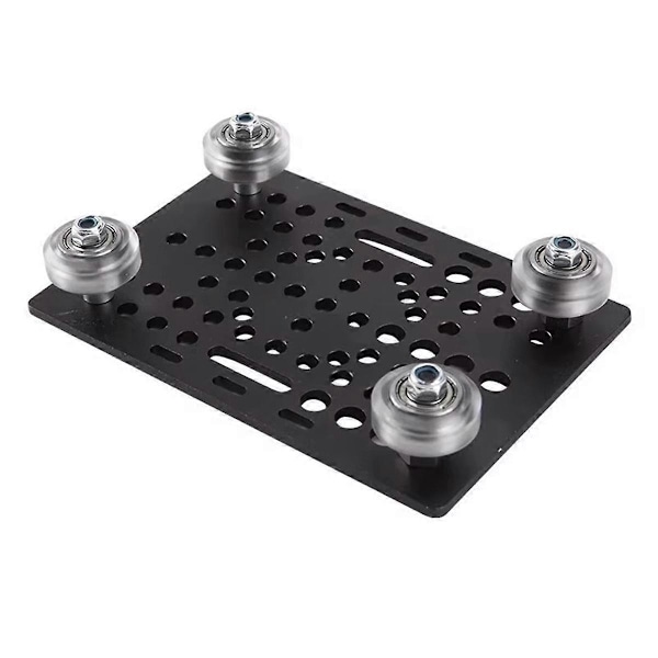V-Slot Gantry Plade Kit 20-80mm Aluminium Gantry Plade med Hjul Kit til 3D Printer CNC Maskindele A
