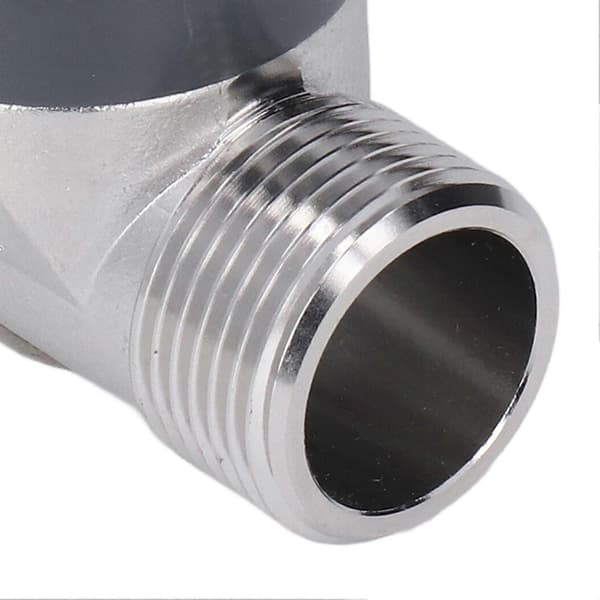 Vannmengdemåler Flowmeter Teller Sensor Rustfritt Stål for Basseng Fiskedam 3.5?24V DC