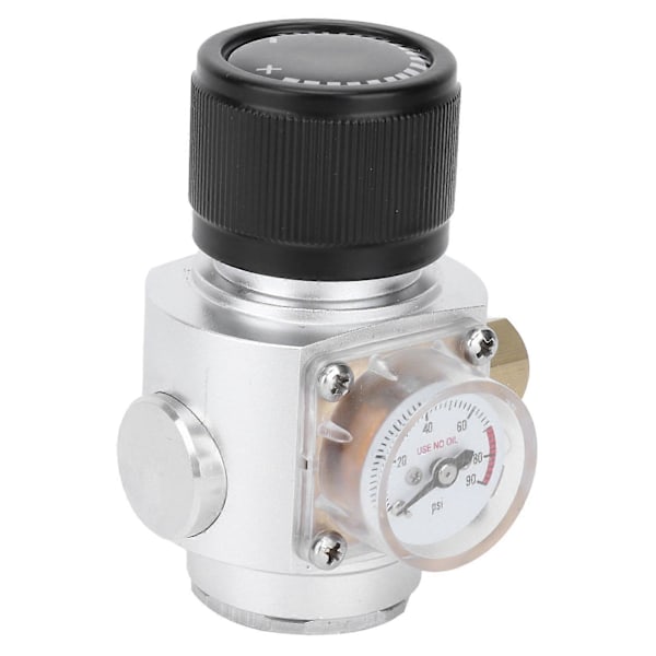 0-90PSI CO2 Regulator 3/8in Rustfritt Stål Soda Vann Trykkreduserende Ventil for Hjemmebrygging