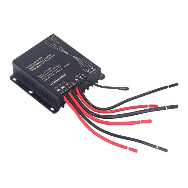 MPPT Solcelleladeregulator 20A 40W 80W IP67 Vanntett Solcellepanel Batteriregulator med Trinn LED Driver 3.2V 6.4V
