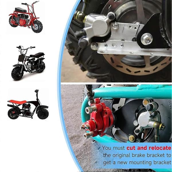 Hydraulisk skivebremsesett for Baja DB30 Doodle Bug Dirt Bug Racer 97cc 79cc 2.8hk motor