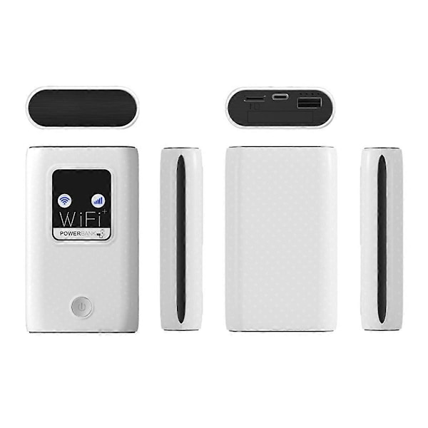 4G MIFI Trådlös Router 150Mbps Trådlöst Wifi Portabelt Modem Mini Hotspot Pocket Wifi Simkortplats Repeater 6000mah