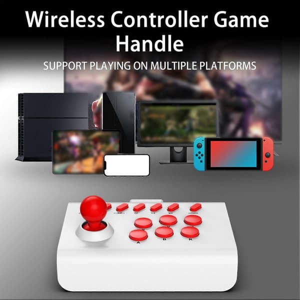 Spelkontroll Plug And Play Känslig Mobiltelefon Joystick Tablet Fighting Rocker Spelkomponent