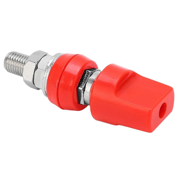 Terminal Multipurpose 4mm Mässing Platt Lock M8 100A Hög Ström Terminalblock med JackRed