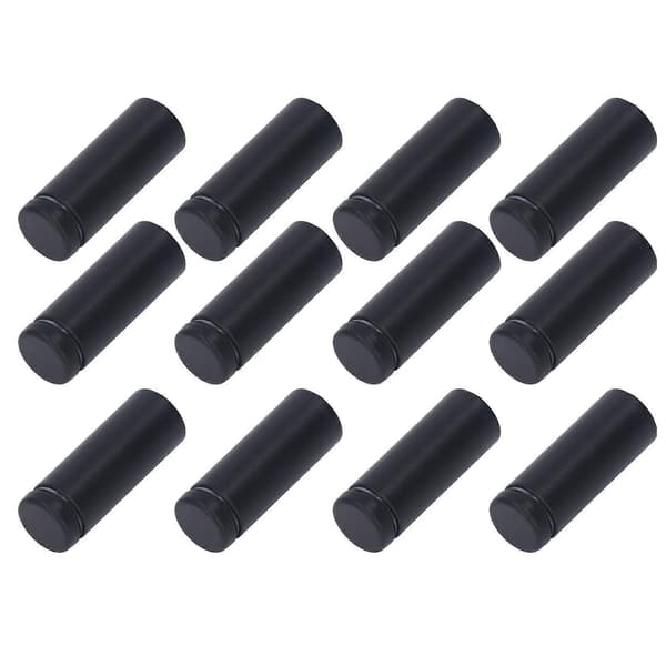 12 stk. Afstandsskruer Rustfrit Stål 19x50mm Vægmonteringssæt til Reklame