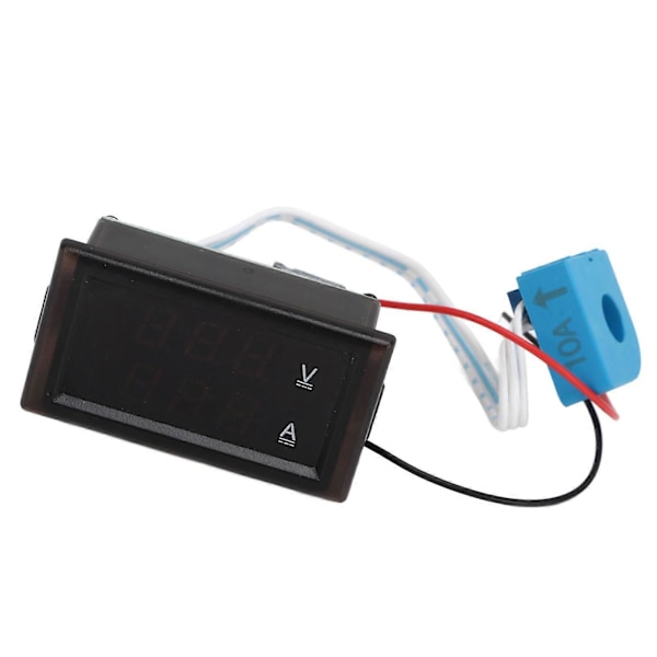 Hall DC Digital Display Amperemeter Arbetsspänning 4?30V Dubbel LED-Display Ström Voltmeter Panel