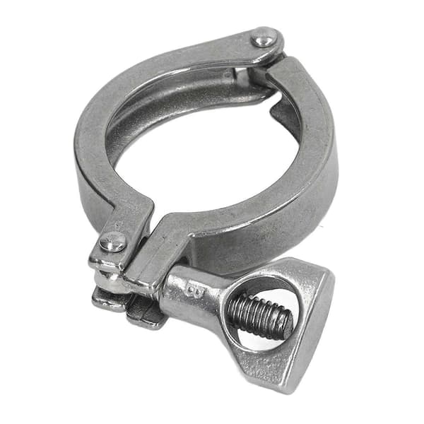 Tri-Clamp 304 Rustfrit Stål 1 Ben Armatur med Vingemøtrik til Slange Rørledning 38